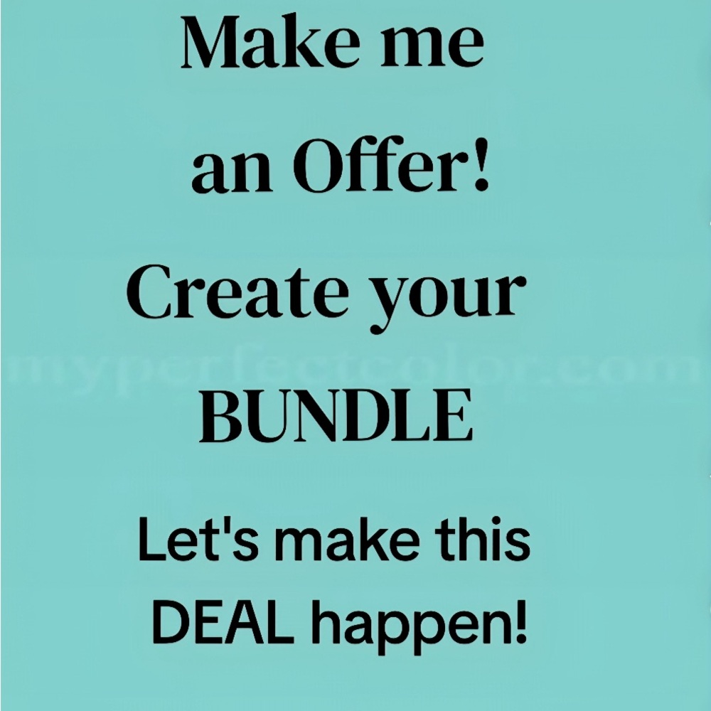 Feel free to make me an offer!!!! I want you to have the item(s) you want!💕💕💕